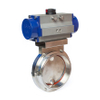 Sanitary Butterfly Valve with Pneumatic Actuator