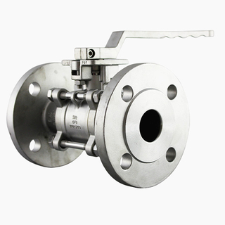 3-Piece Stainless Steel Flange Connection Ball Valve 
