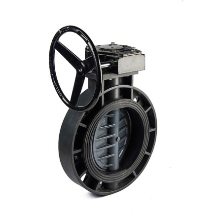 Gear-Operated UPVC plastic Butterfly Valves