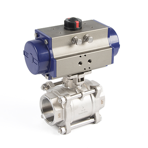 Pneumatic 3-Piece Thread Ball Valves