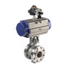 Pneumatic Hard Seal Flanged Eccentric Butterfly Valve