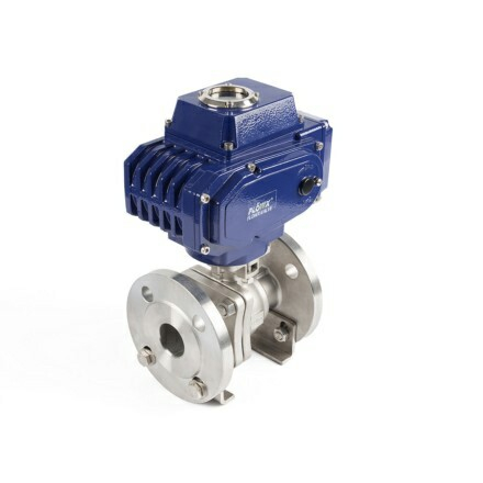 Aktuator Listrik Katup Bola Flange Ansi