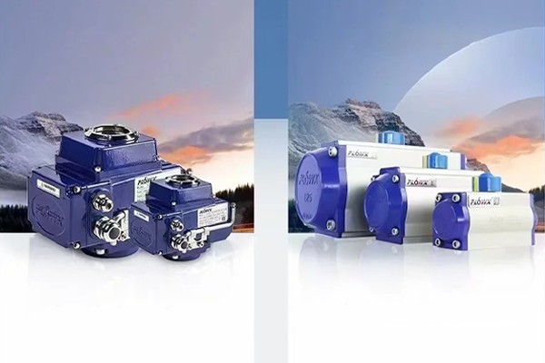 Atuadores pneum&aacute;ticos e el&eacute;tricos