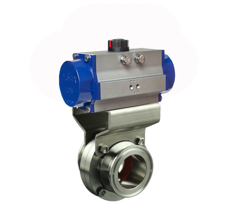 Katup Kupu-Kupu Sanitasi Pneumatik