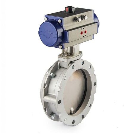 butterfly valve valves inch pneumatic africa south powder suppliers control actuators acting double centerline distributors