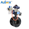 Flange Type Butterfly Valve with Pneumatic Actuator Double Acting