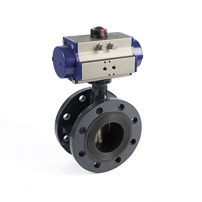 Double Flange Type Butterfly Valve