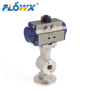 Pneumatic V Type Control Ball Valve for Sulphur