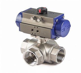 Pneumatic Three Way Ball Valve Actuator